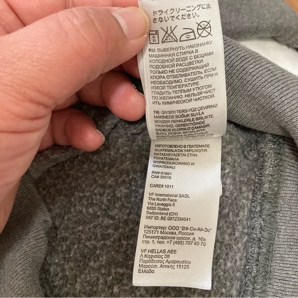 The North Face Hoodie Women's Sz XXL Gray Regular Fit Long Sleeve Pullover - Picture 8 of 16